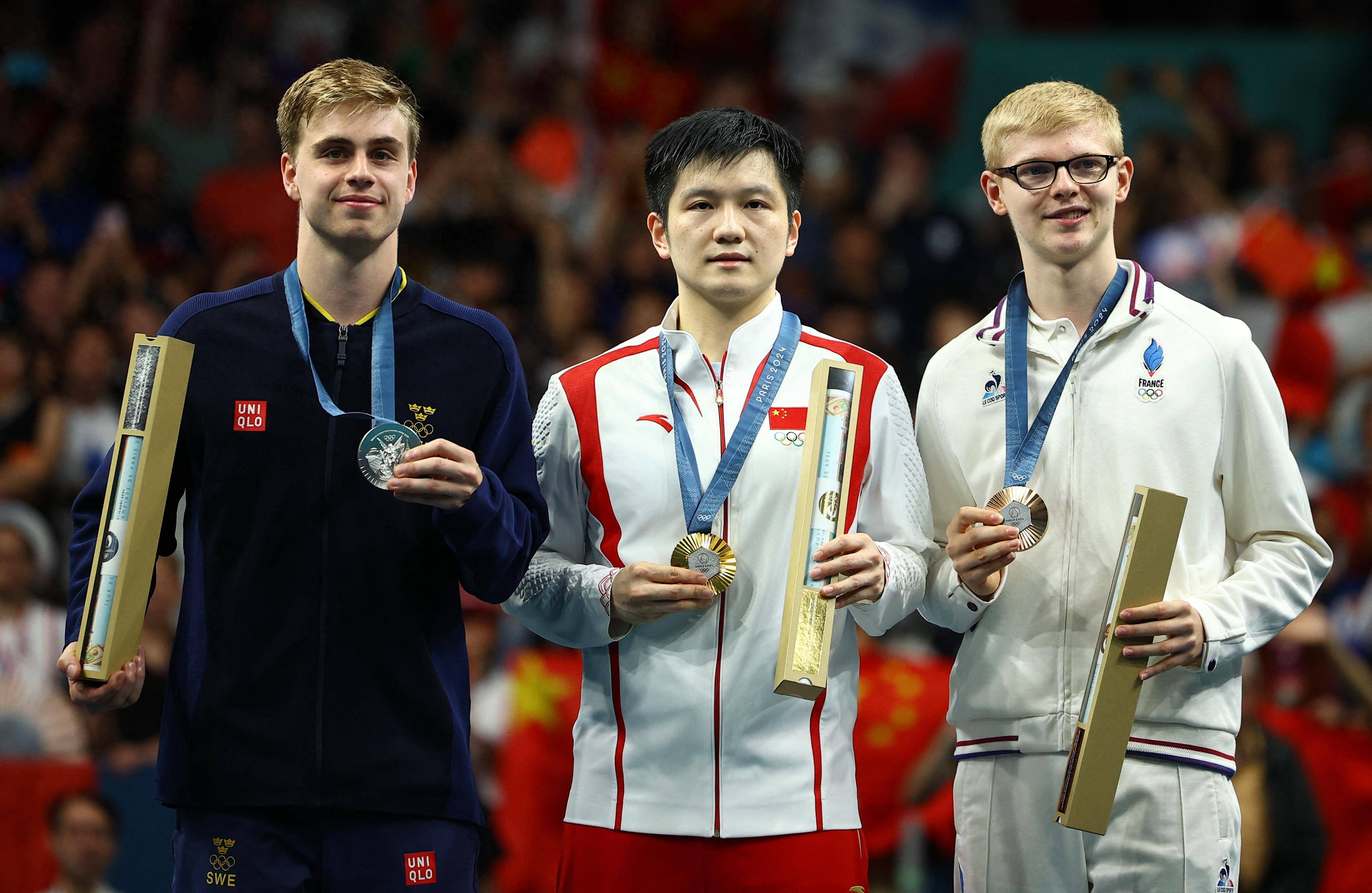 关于瑞典乒乓球队险胜比利时乒乓球队，樊振东制霸全场的信息