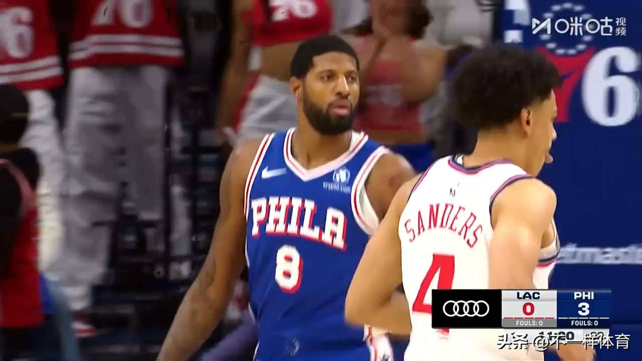 76人横扫福建队，乔治点燃赛场